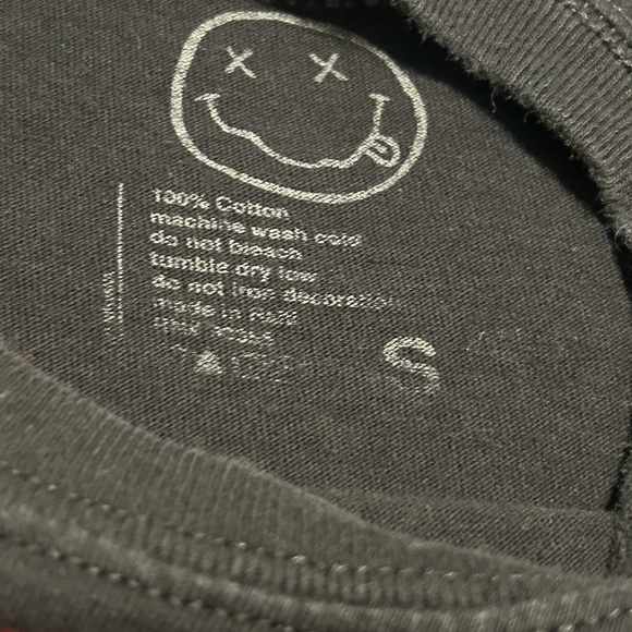 Unisex Nirvana Official Merch T Shirt Size Small - Picture 3 of 4